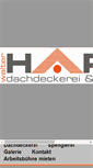 Mobile Screenshot of hartldach.at